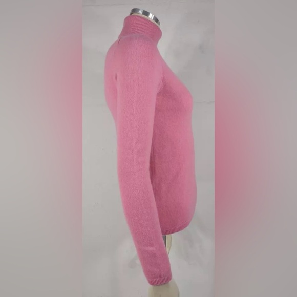 Charter Club Luxury 100% Cashmere Size S Pink Turtleneck Sweater - Picture 3 of 10